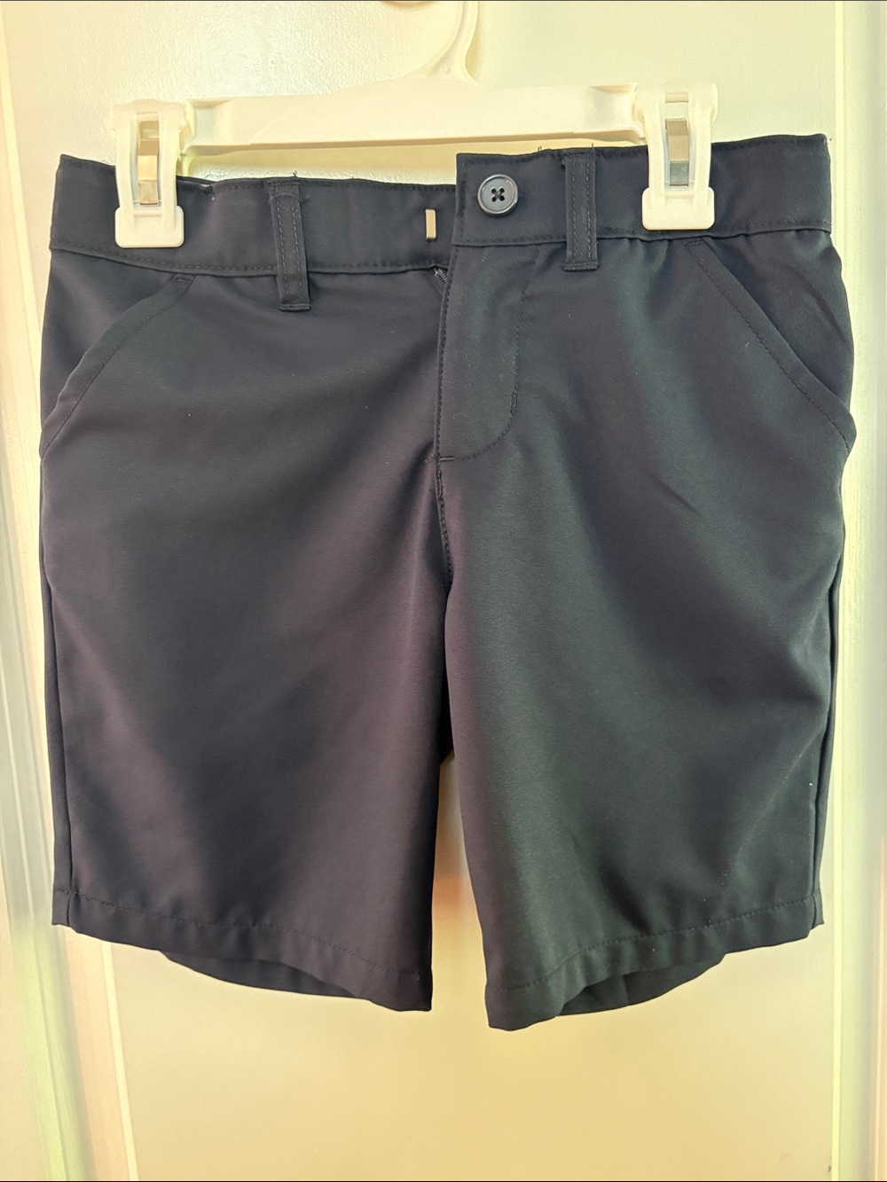 2 pair French Toast Boys' Black Flat Front Shorts